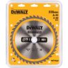 Griešanas disks kokam DeWalt DT1955; 235x30 mm; 40T