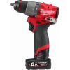 Akumulatora triecienurbjmašīna-skrūvgriezis Milwaukee M12 FPD2-602X; 12 V; 2x6,0 Ah akum.