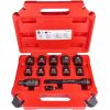 Uzgriežņu galviņu komplekts Milwaukee 4932480456; 1/2''; 13 gab.