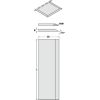 Ēveles asmeņi CMT 792.998.35; 1050x3x30 mm; 2 gab.