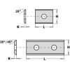 Ēveles asmeņi CMT 790.600.00; 60x12x1,5 mm; HWM; 1 gab.