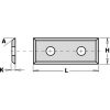 Ēveles asmeņi CMT 790.295.09; 29,5x9x1,5 mm; HWM; 1 gab.