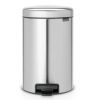 Brabantia atkritumu tvertne ar pedāli NewIcon, 5l, matt steel FPP