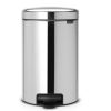 Brabantia atkritumu tvertne ar pedāli NewIcon, 12l, brilliant steel