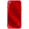 Evelatus  
       Apple  
       iPhone 7/8 Water Ripple Gradient Color Anti-Explosion Tempered Glass Case 
     Gradient Red-Black