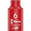 Wera Cyclops socket wrench bit 6x46 - 8790 B VDE, insulated, with 3/8 "drive