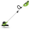 Zāles trimmeris Greenworks G40LT; 40 V (bez akumulatora un lādētāja)