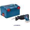 Bosch Cordless saber saw BITURBO GSA 18V-28 Professional solo (blue/black, without battery and charger, in L-BOXX)