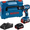 Bosch Cordless Drill GSR 18V-45 Professional, 18V (blue/black, 2x Li-Ion battery 3.0Ah, in L-BOXX)