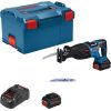 Bosch cordless saber saw BITURBO GSA 18V-28 Professional (blue/black, 2x battery ProCORE18V 5.5Ah, in L-BOXX)