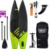 (Ir Veikalā) SUP dēlis NKX Flash Black 12'6 Black Lime