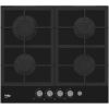 Beko HISG 64235 S hob Black Built-in Gas 4 zone(s)