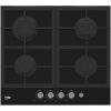 Beko HISG 64235 S hob Black Built-in Gas 4 zone(s)