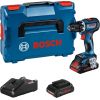 Bosch cordless drill GSR 18V-90 C Professional, 18V (blue/black, 2x Li-Ion battery ProCORE18V 4.0Ah, Bluetooth module, in L-BOXX)