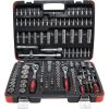 Bgs Technic BGS Instrumentu komplekts Socket Set 1/4",3/8",1/2" Drive 172pc