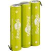 Goobay 3x AAA (Micro) - 800 mAh, Solder tail (Z), (NiMH), 3.6 V