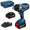 Bosch GDS 18V-1050 H BITURBO; 18 V; 2x5,0 Ah akum. Triecienatslēga