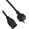 Akyga Server power cable AK-UP-01 IEC C19 CEE 7/7 250V/50Hz 1.8m Black CEE7/7 C19 coupler