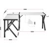 Gaming desk Huzaro Hero 6.3 White