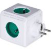 Allocacoc PowerCube Original (E) power extension 5 AC outlet(s) Green,White