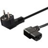 SAVIO Power cable Schuko (M) angled – IEC C13, 1.2 m CL-115