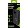 VIGGO POWERBANK 20000MAH 1XUSB-C 2XUSB PD LCD BLACK