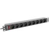 LANBERG POWER STRIP RACK 19" (1U, 16A, 9X 230V PL)