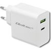 Qoltec 51718 Charger | 45W | 5-20V | 2.4-3A | USB type C PD | USB | White