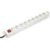 Digitus A-19-STRIP-4-IMP power distribution unit (PDU) 1U White 9 AC outlet(s)