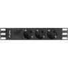 LANBERG POWER STRIP 10" RACK (1U, 16A, 3X SHUKO)