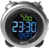 GOTIE GBE-300S alarm clock Digital alarm clock Black, Silver