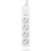 Hsk Data Kerg M02393 4 Earthed sockets  - 5.0m power strip with 3x1mm2 cable, 10A