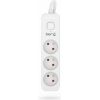 Hsk Data Kerg M02377 3 Earthed sockets  - 5.0m power strip with 3x1mm2 cable, 10A