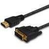 Savio CL-10 video cable adapter 1.5 m DVI HDMI Type A (Standard) Black