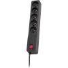 LESTAR 1966006332 power extension 1.5 m 230 AC outlet(s) Indoor Black