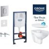 komplekts Grohe rāmis 4 in1+wc Bau Rimless + SC vāks