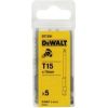 DeWALT 70mm Torx uzgalis T15 x5