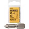 DeWALT 25mm Torsion uzgalis Phillips Ph1 x 5