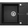 1-BOWL GRANITE SINK WITH DRAINER DEANTE GRAPHITE METALLIC ANDANTE