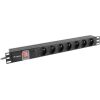 LANBERG PDU RACK POWER STRIP (1U,16A,7X 230V,2M)