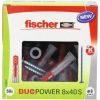 Fischer DUOPOWER 8x40 S LD 50pcs