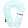 La Bebe™ Nursing La Bebe™ Snug Cotton Mint Dots Art.80935 Подковка для сна/кормления малыша Mit.20x70см