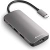 Sharkoon USB 3.0 Type C Multiport Adapter - USB-C, HDMI, MicroSD, SD - dark grey