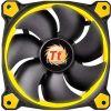 Thermaltake Riing 14 LED Yellow 140x140x25, case fan (black/yellow)