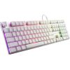 Sharkoon PureWriter RGB, gaming keyboard (white, US layout, kailh choc low profile blue)