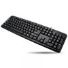 Techly USB keyboard 104 keys, US layout, black