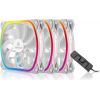 Enermax SquA RGB White 3 Pack 120x120 - UCSQARGB12P-W-BP3