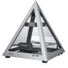 AZZA Pyramid Mini 806, bench / show case (aluminum / black, tempered glass)