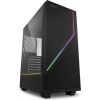 Sharkoon RGB FLOW, tower case (black, side panel of tempered glass)