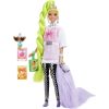 Mattel Barbie Extra Doll (Neon Green Hair) - HDJ44